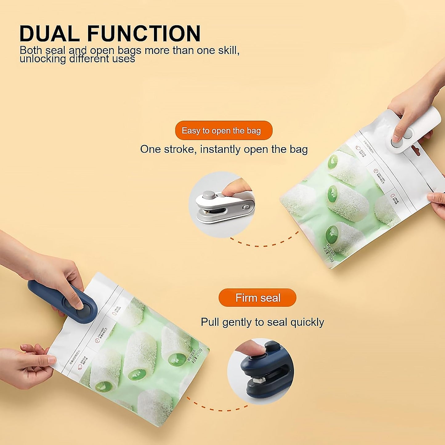 ComfortCornerUs™ 2-in-1 Mini Heat Sealer - Seal & Cutter