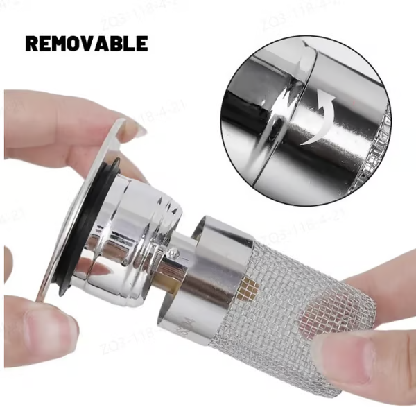 BubblyNest™ Pop Up Sink Drain Strainer
