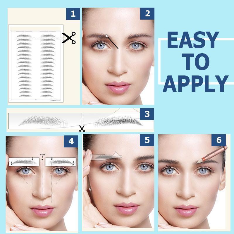 3D Natural™ Long Lasting Brows Sticker 6 Months Set