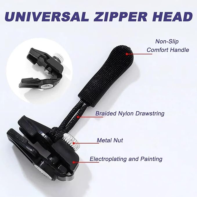 CozyGlam™ Instant Zipper Sliders For All Size