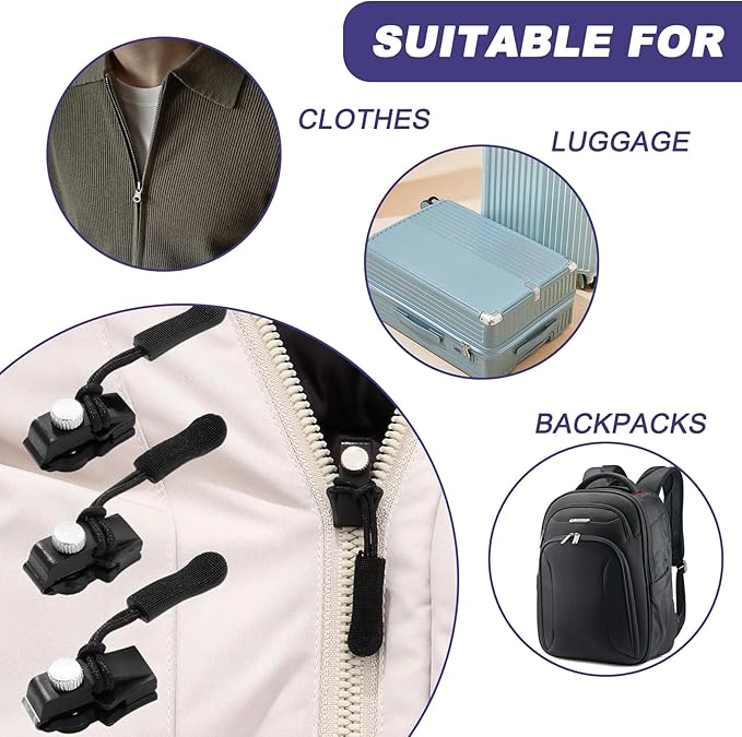 CozyGlam™ Instant Zipper Sliders For All Size