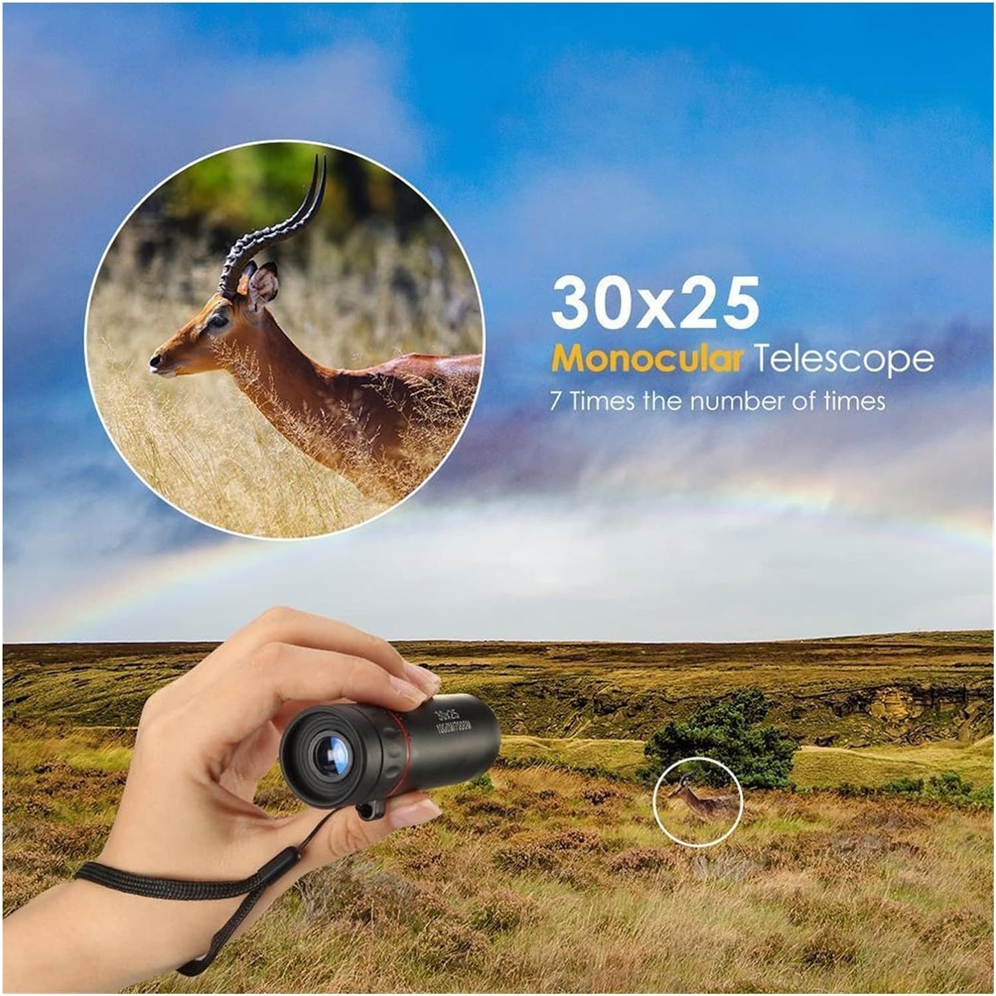 2025š RICPIND⢠HD Monocular Portable Telescope