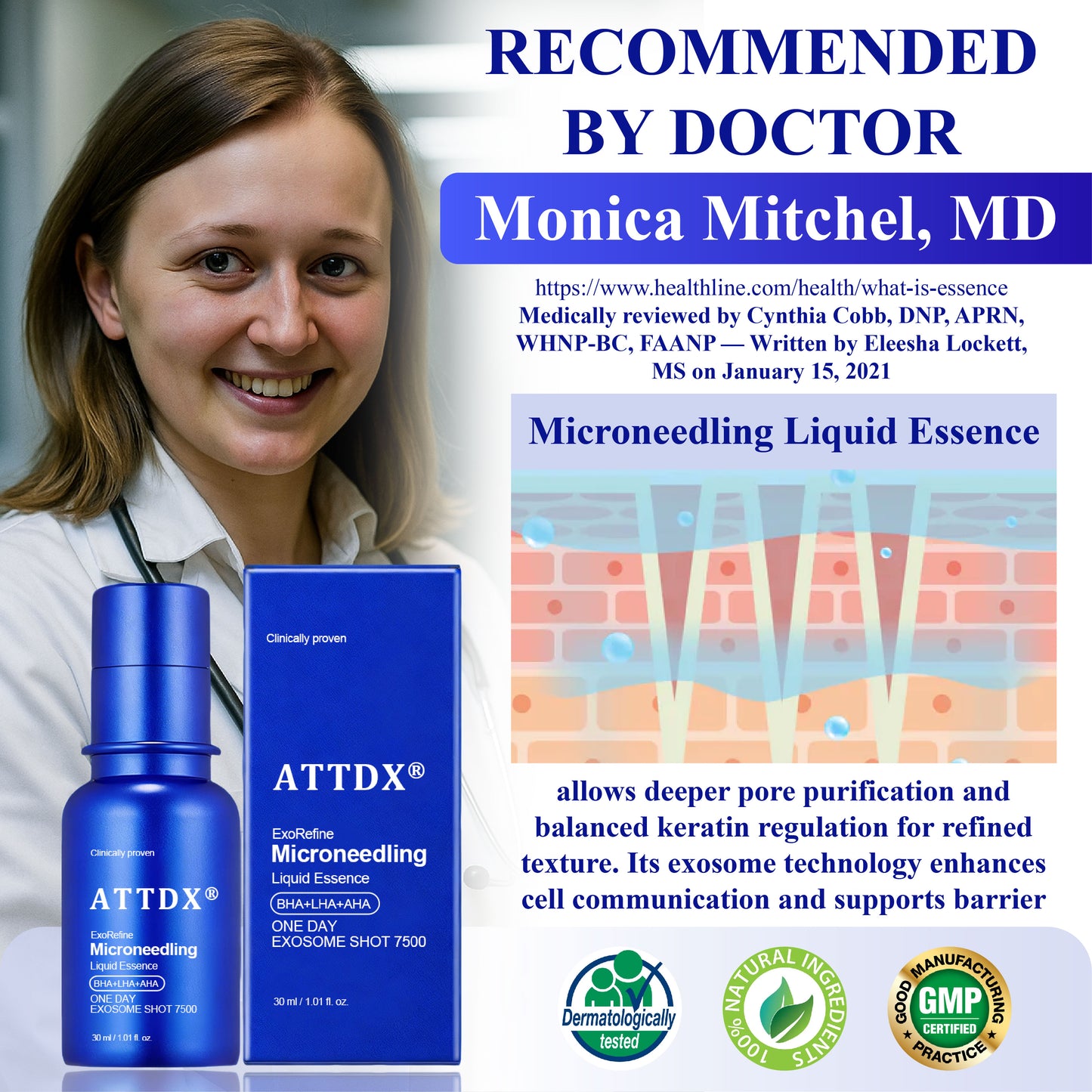 🔥TikTok Hot Sellers- ATTDX® ExoRefine Microneedling Liquid Essence
