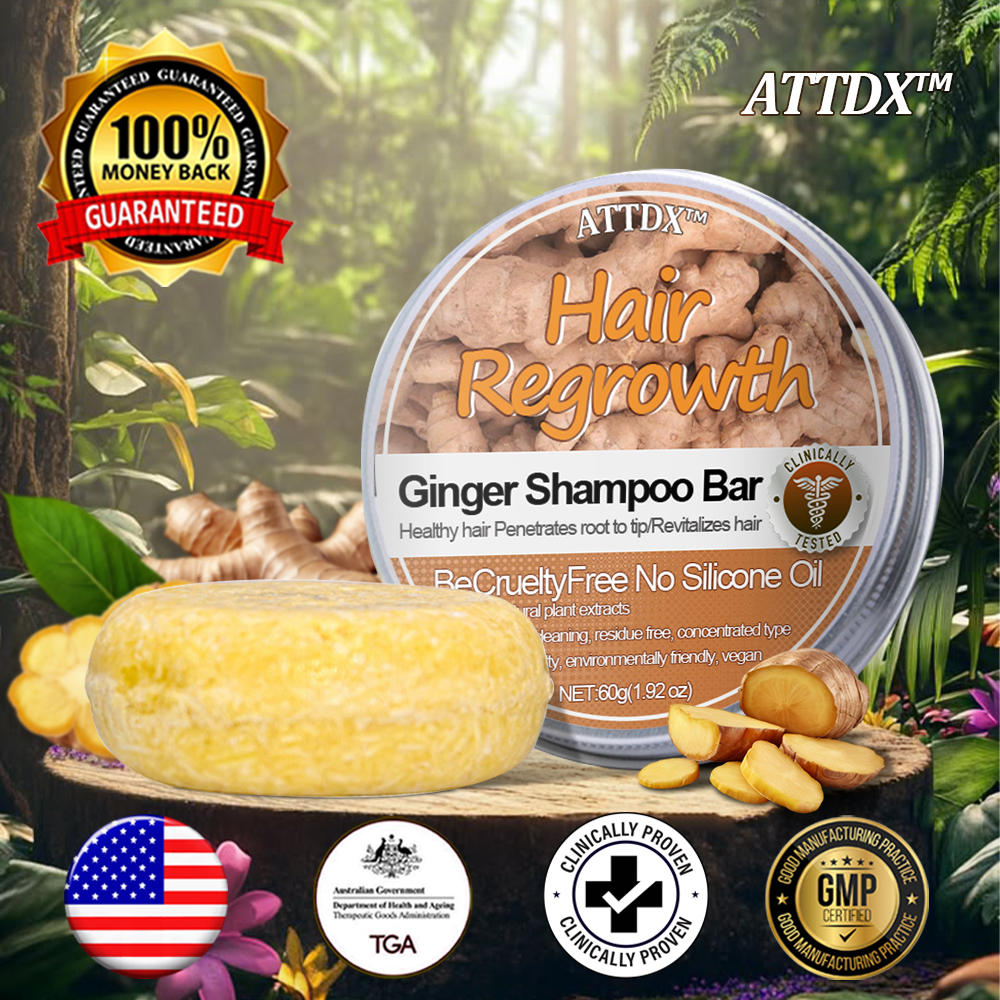 ATTDX™ Hair Regrowth Ginger Shampoo Bar