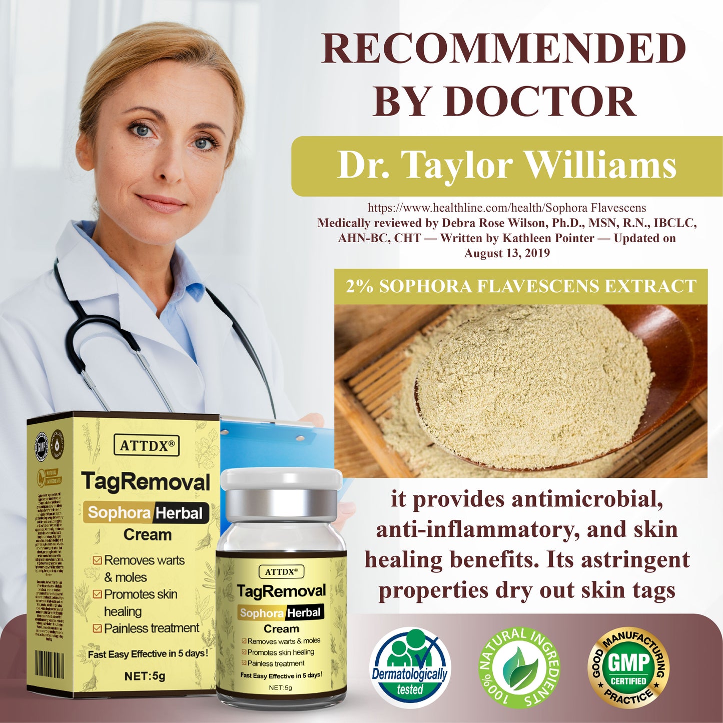 ATTDX® TagRemoval Sophora Herbal Cream