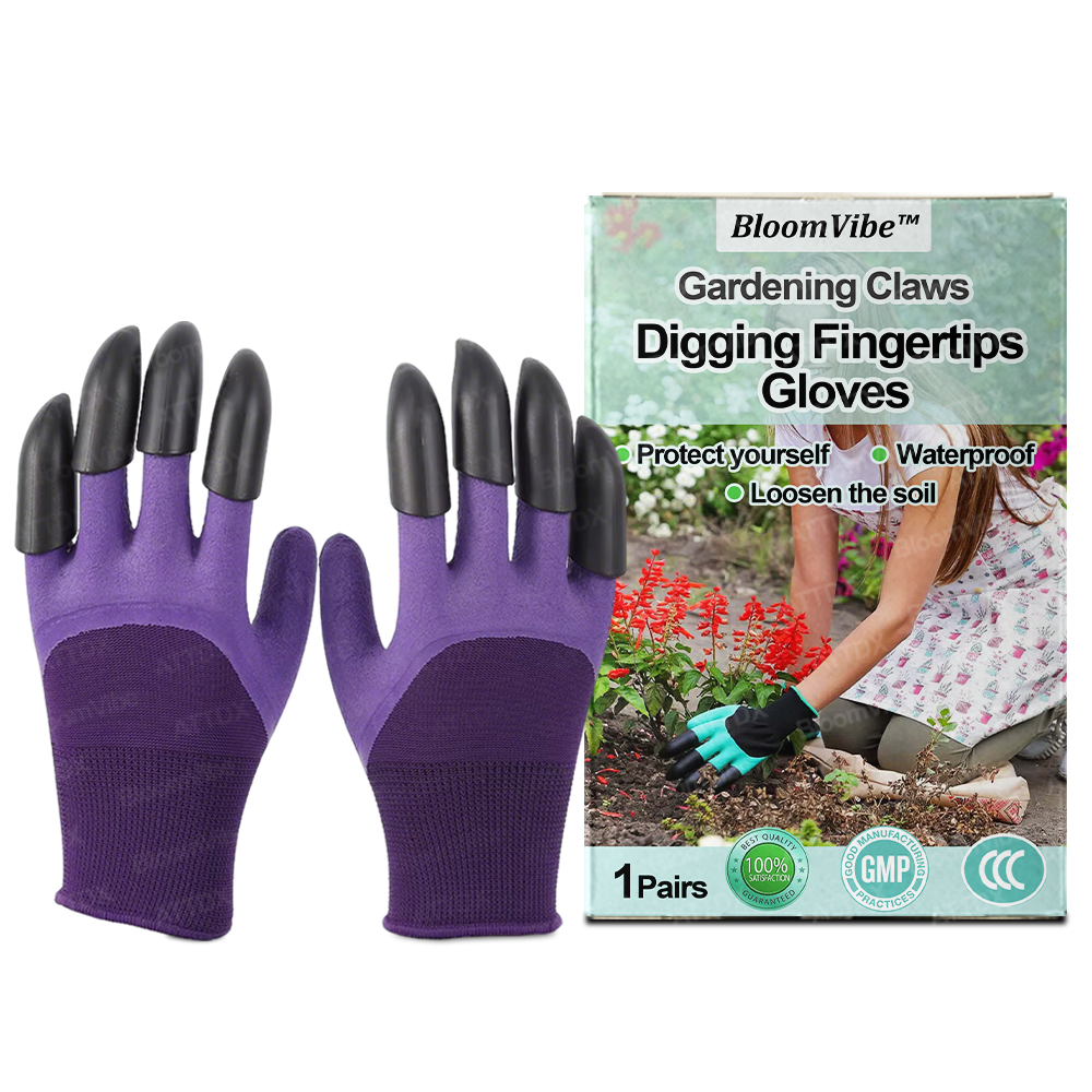 BloomVibe™ Gardening Claws Digging Fingertips Gloves