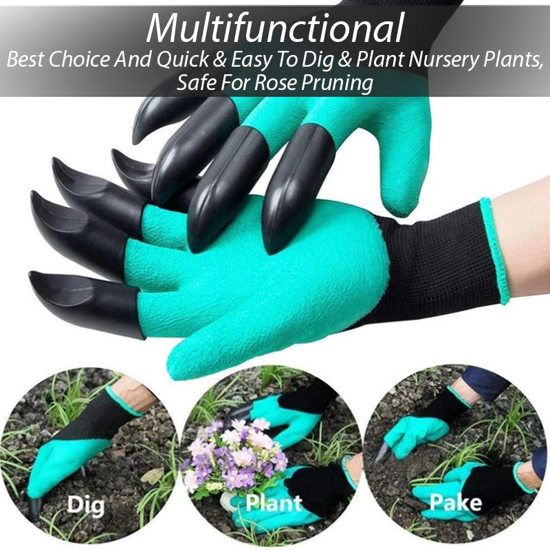 BloomVibe™ Gardening Claws Digging Fingertips Gloves
