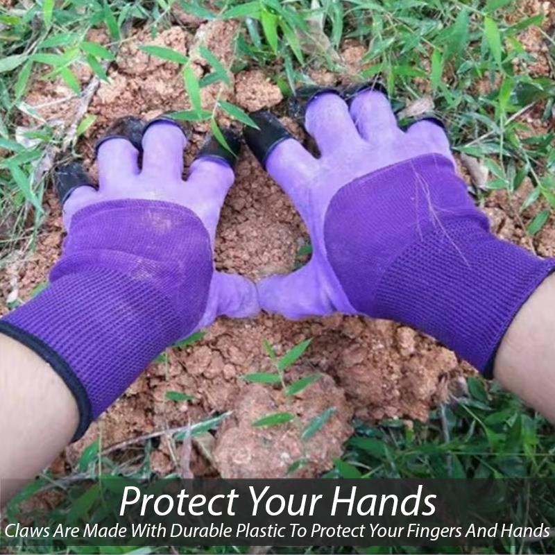 BloomVibe™ Gardening Claws Digging Fingertips Gloves