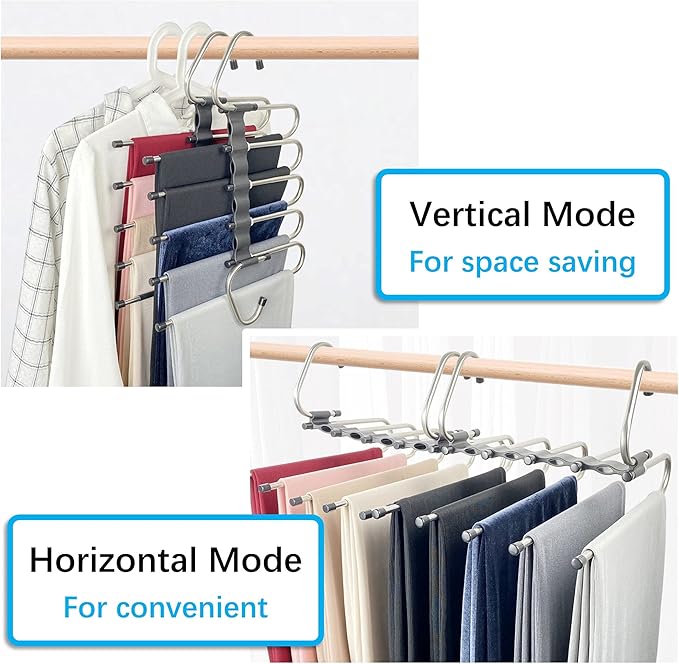 ComfortCornerUs™ 5-Tier Space Saver Closet Hangers