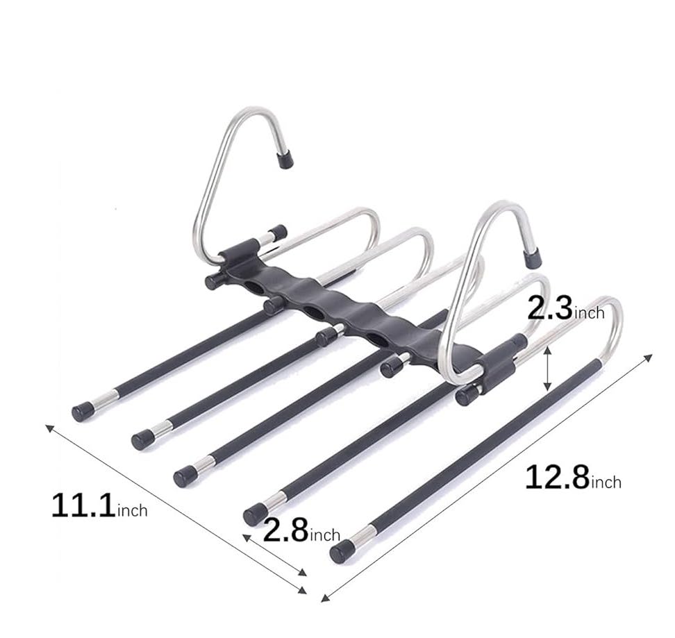 ComfortCornerUs™ 5-Tier Space Saver Closet Hangers