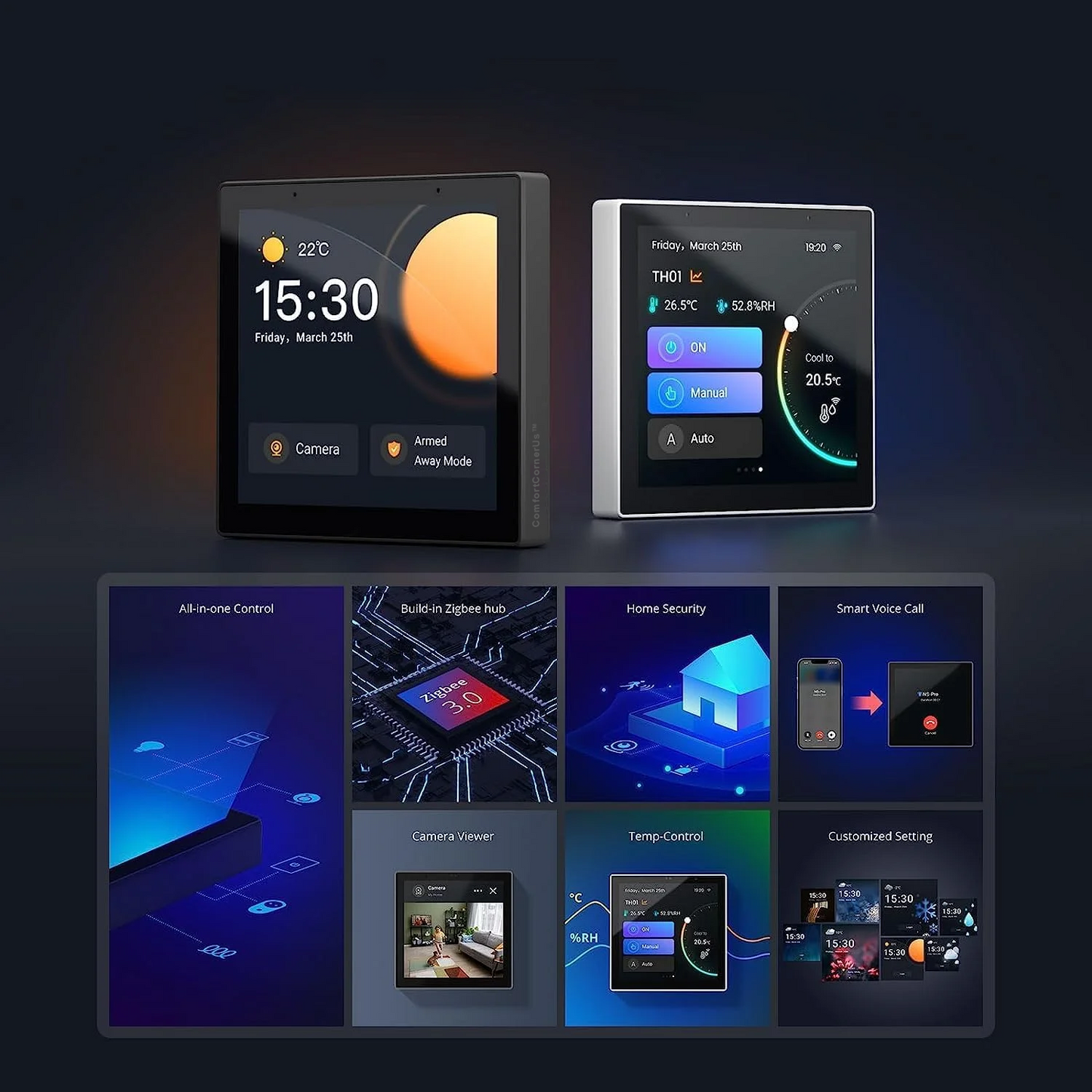 ComfortCornerUs™ All-in-One Smart Panel