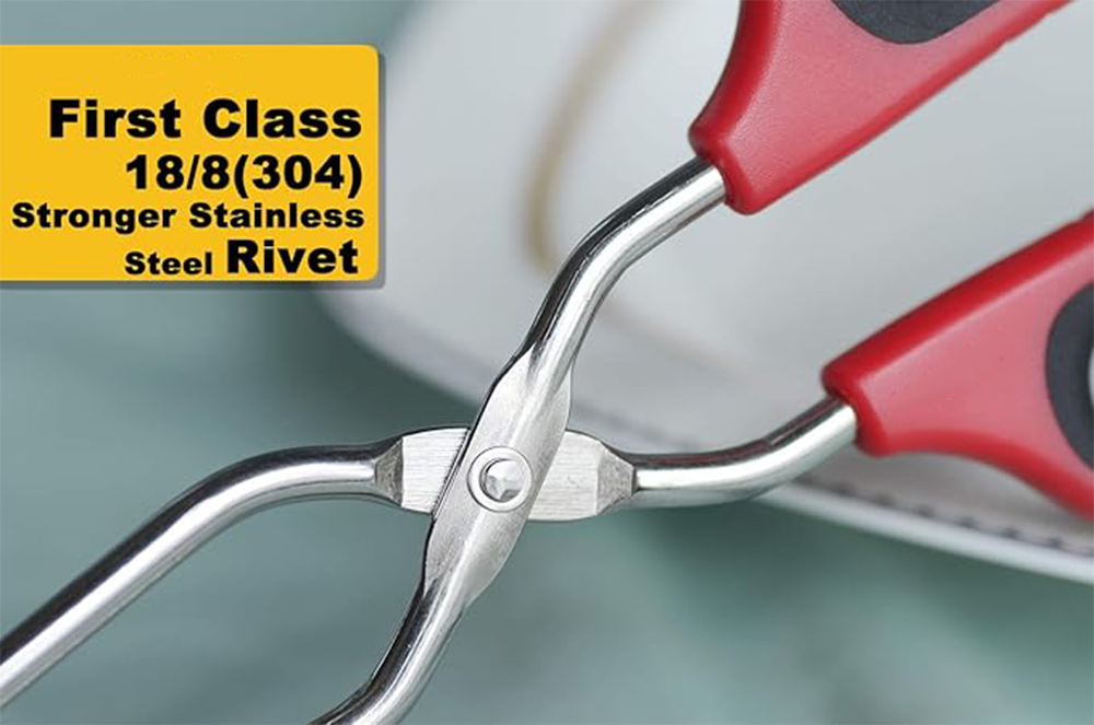 ComfortCornerUs™ Durable Stainless Scissor Tong