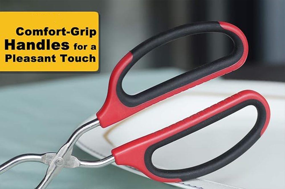 ComfortCornerUs™ Durable Stainless Scissor Tong
