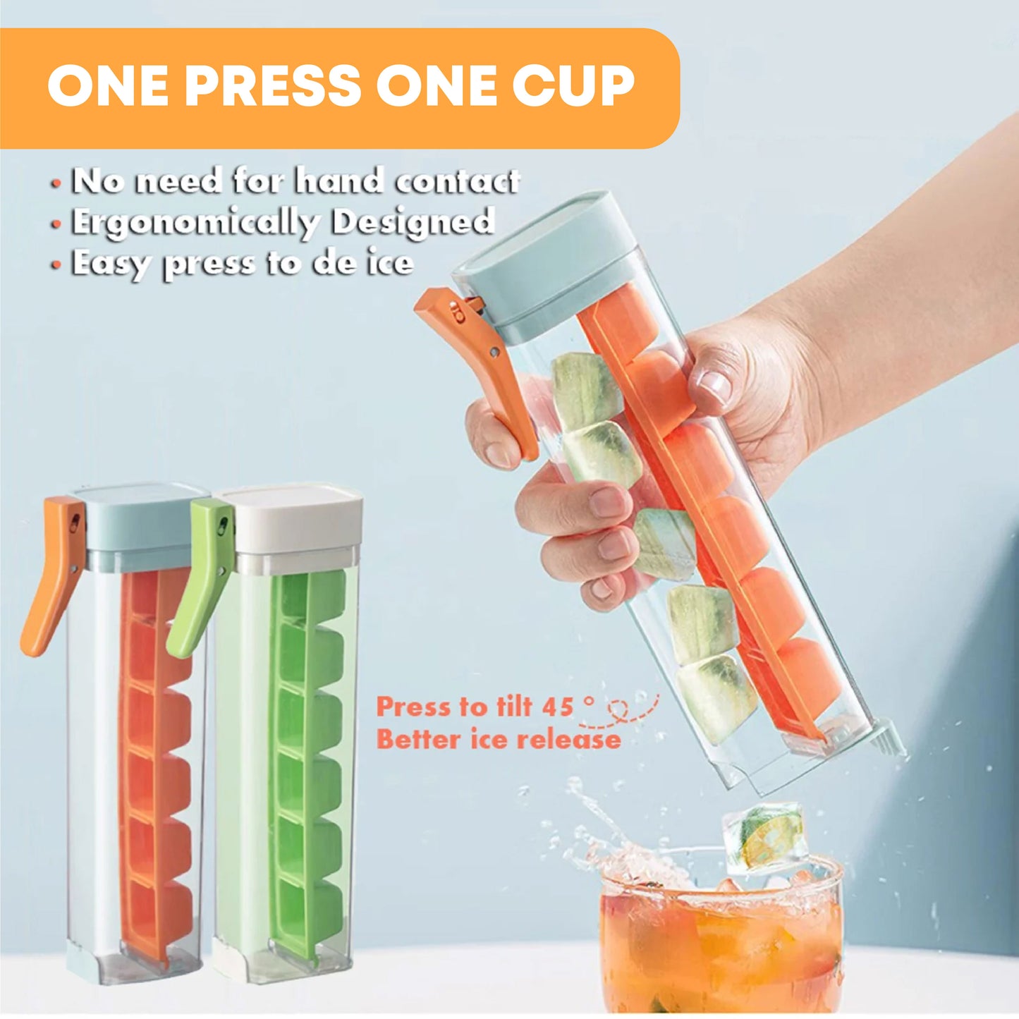 ComfortCornerUs™ EasyFreeze Vertical Pop-Out Ice Mold