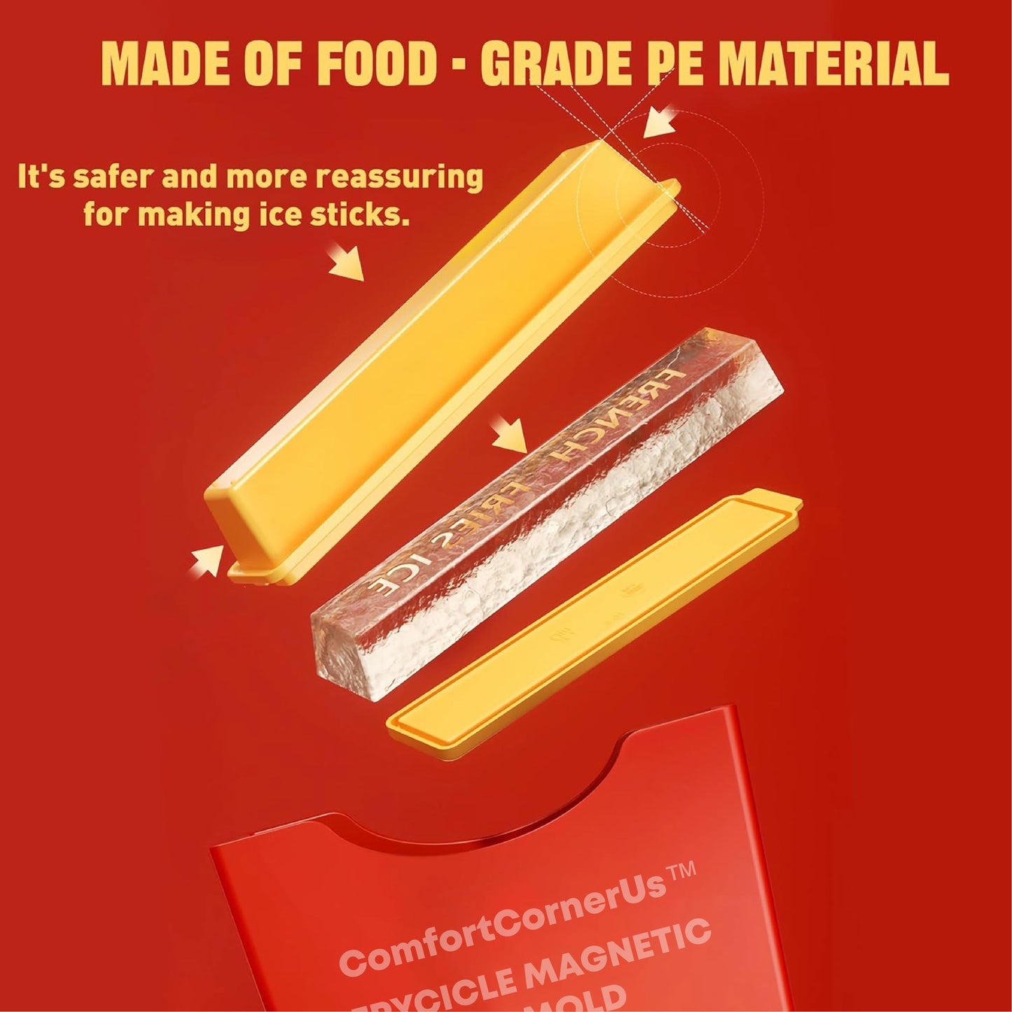 🔥TikTok Hot Sellers- ComfortCornerUs™ FryCicle Magnetic Ice Mold