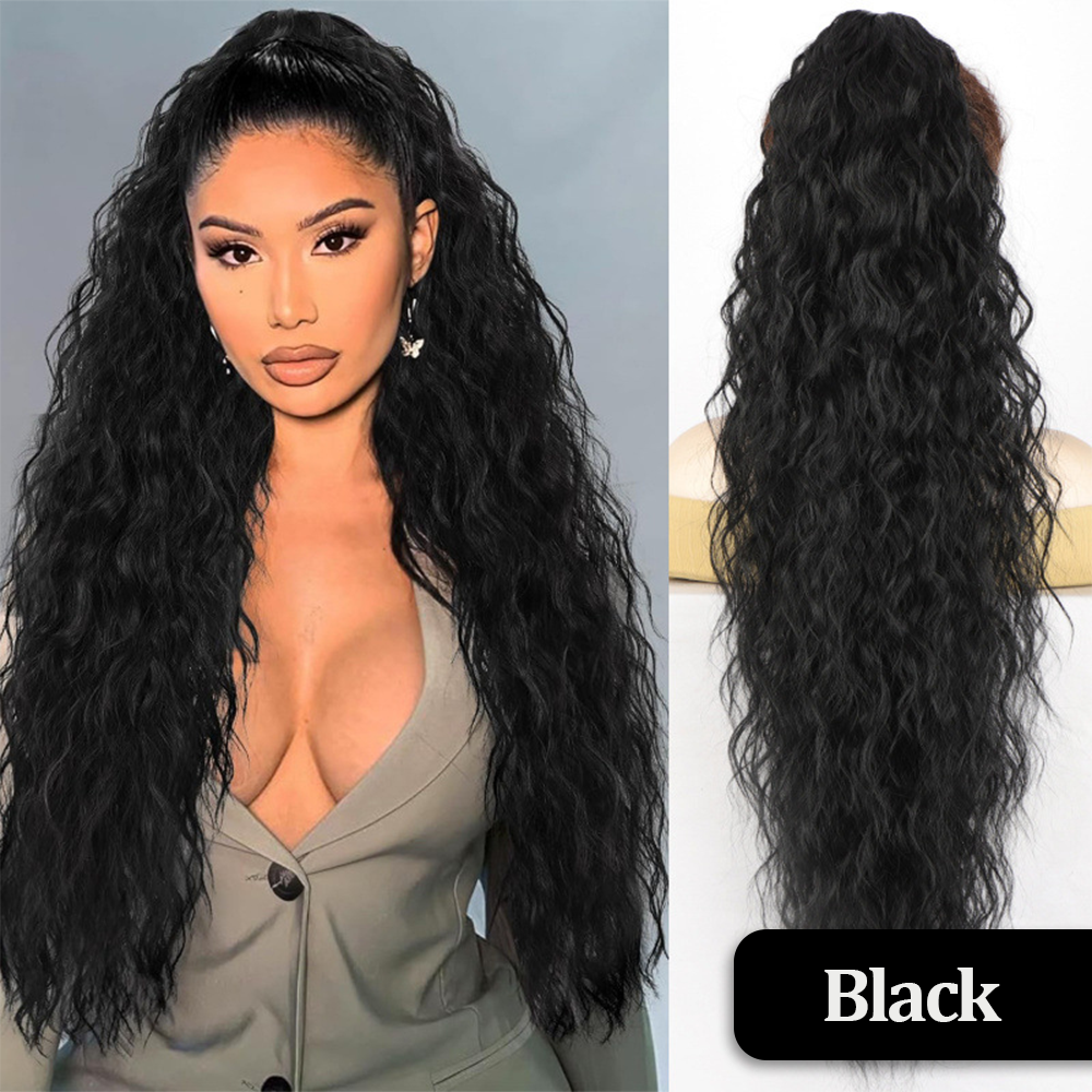 š„TikTok Hot Sellers- ComfortCornerUs⢠InstaPony Curly Extension Claw Clip