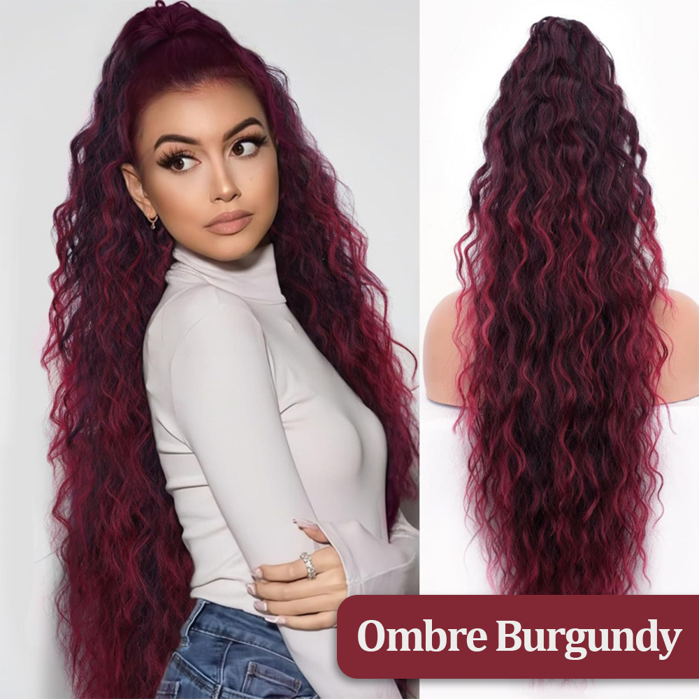 š„TikTok Hot Sellers- ComfortCornerUs⢠InstaPony Curly Extension Claw Clip