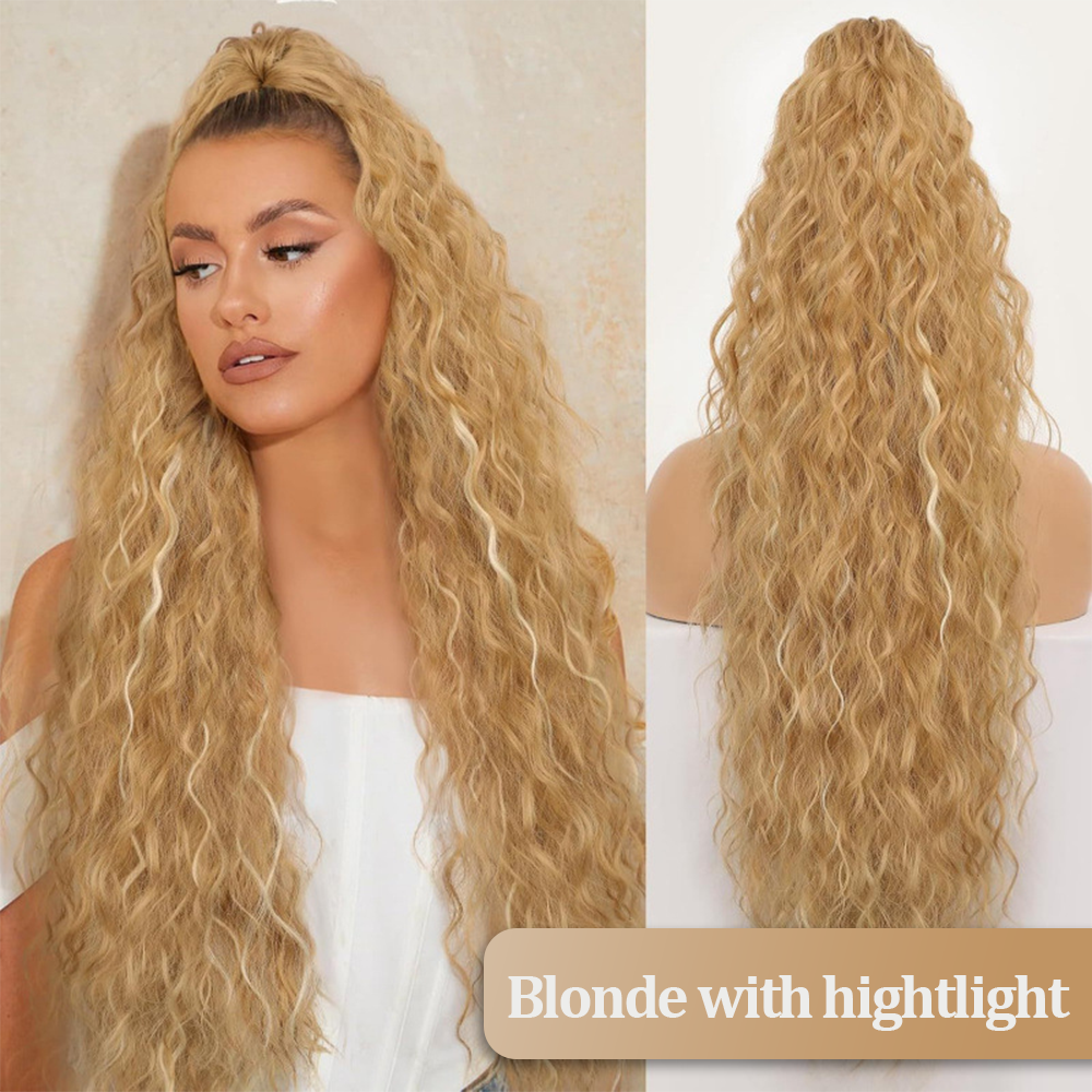 š„TikTok Hot Sellers- ComfortCornerUs⢠InstaPony Curly Extension Claw Clip