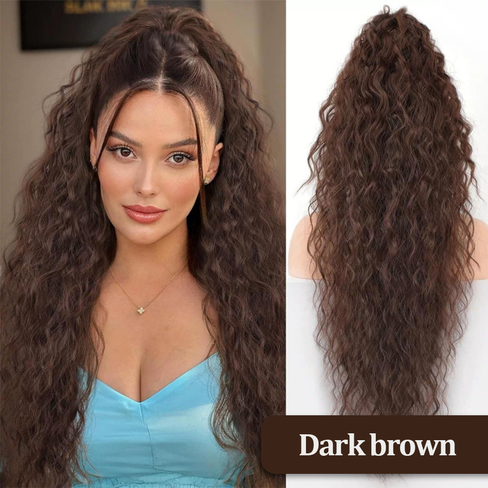 š„TikTok Hot Sellers- ComfortCornerUs⢠InstaPony Curly Extension Claw Clip