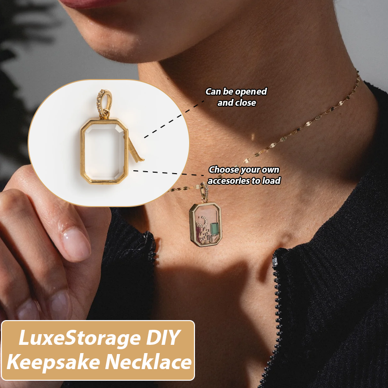 🔥TikTok Hot Sellers- ComfortCornerUs™ LuxeStorage DIY Keepsake Necklace