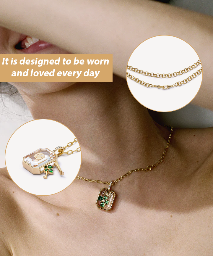 🔥TikTok Hot Sellers- ComfortCornerUs™ LuxeStorage DIY Keepsake Necklace