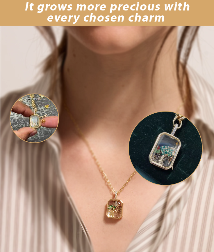 🔥TikTok Hot Sellers- ComfortCornerUs™ LuxeStorage DIY Keepsake Necklace