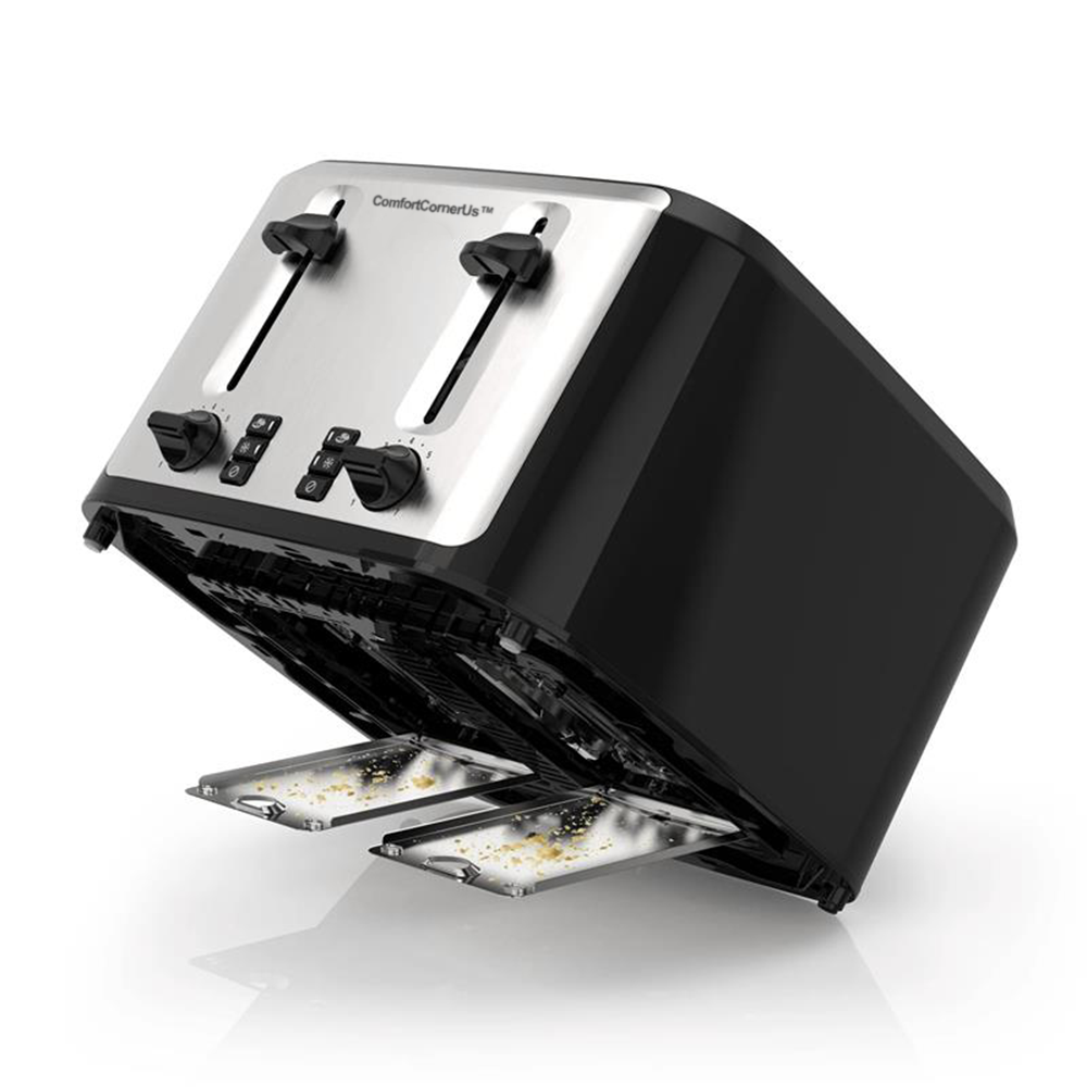 ComfortCornerUs™ Multi-Function 4-Slice Toaster