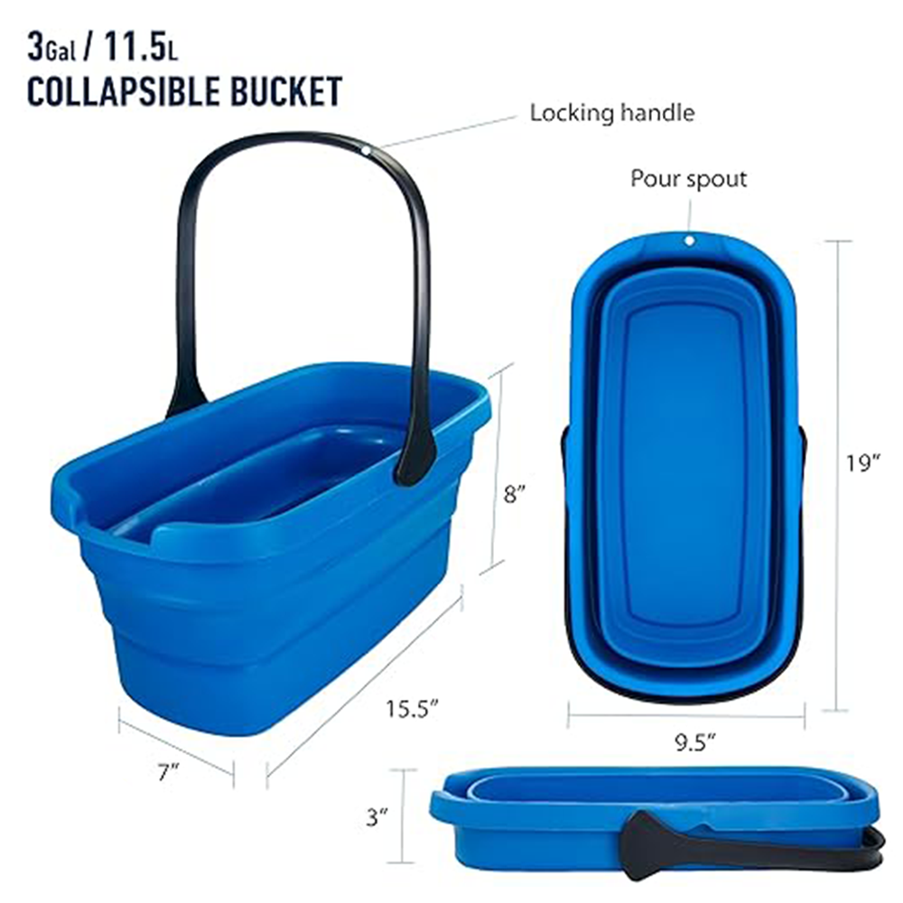 ComfortCornerUs™ Multi-Use Collapsible 3-Gallon Bucket