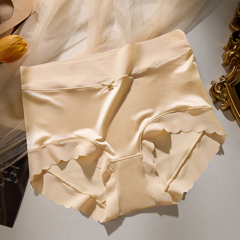 CozyGlam™ Satin Traceles Ice Silk Breathable Underwear