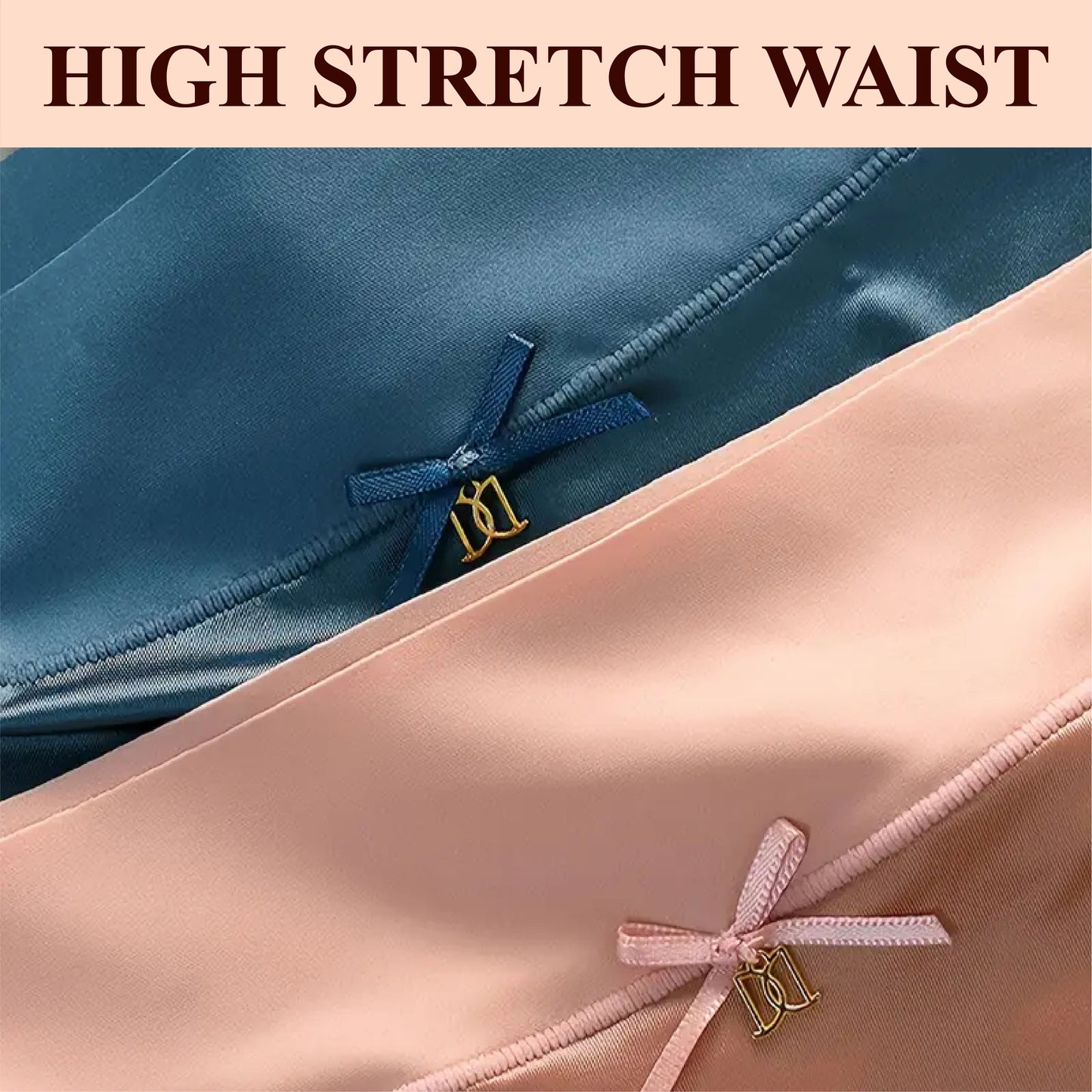 CozyGlam™ Satin Traceles Ice Silk Breathable Underwear