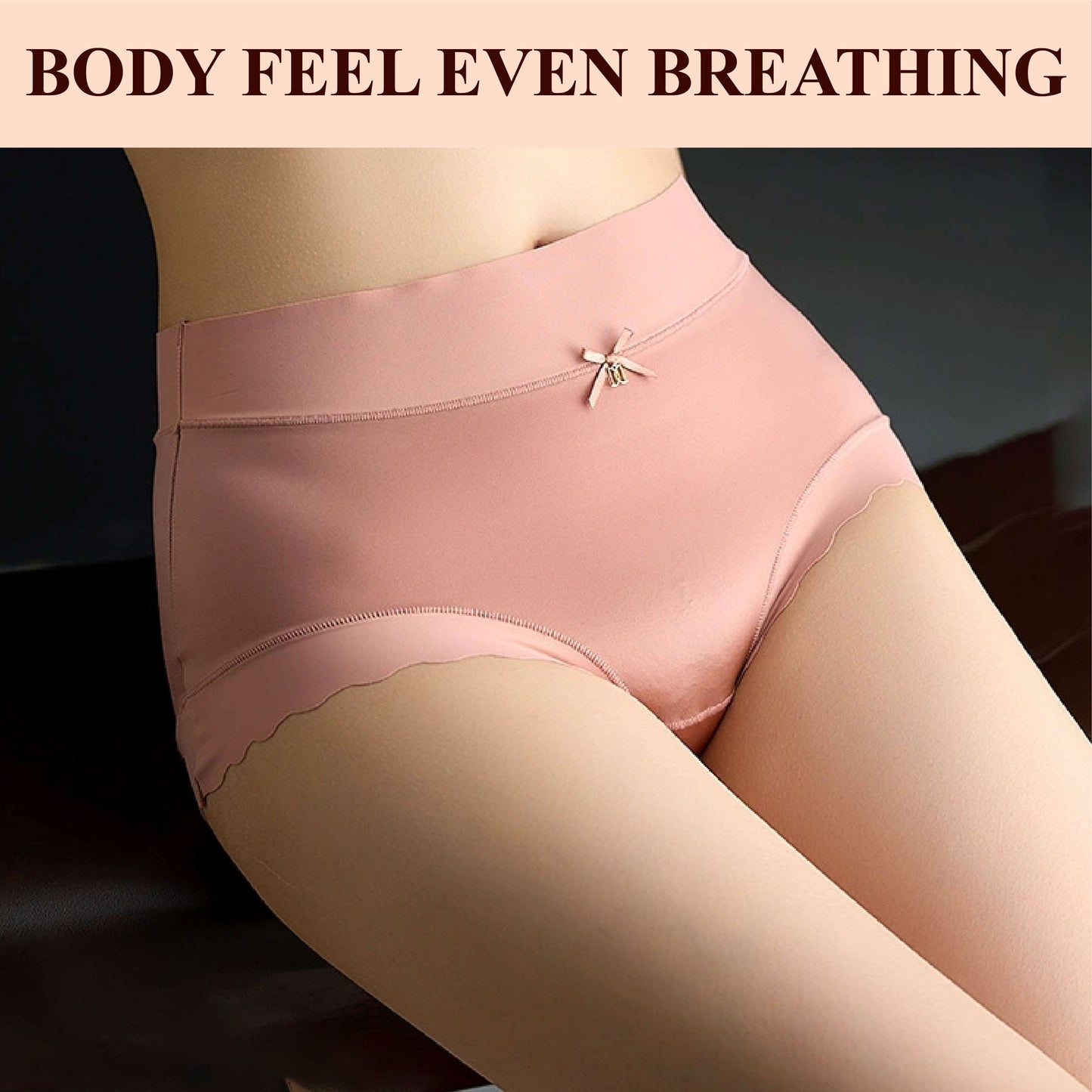 CozyGlam™ Satin Traceles Ice Silk Breathable Underwear