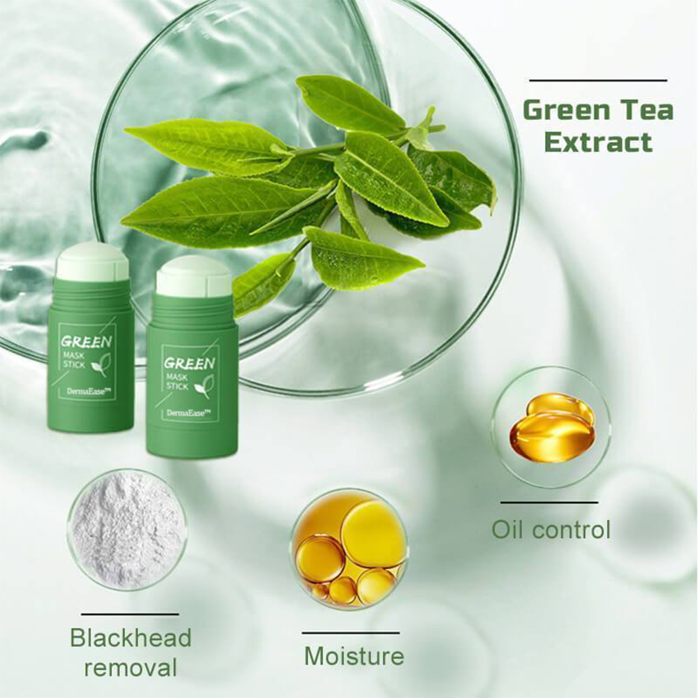 DermaEase™ Green Tea Deep Cleanse Mask Stick