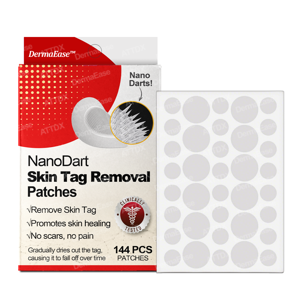 DermaEase™ NanoDart Skin Tag Removal Patches