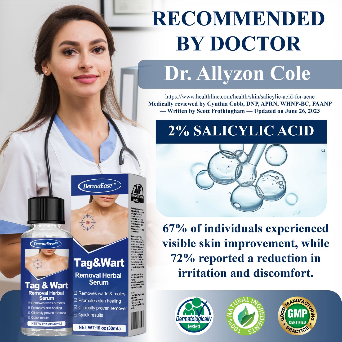 DermaEase™ Tag Wart Removal Herbal Serum