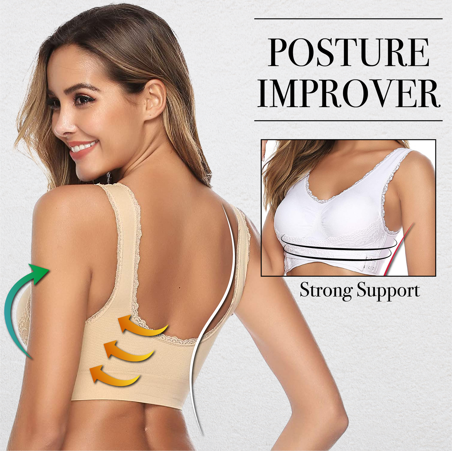 ScupltFitPro™ Front Cross Push-Up Comfy Bra