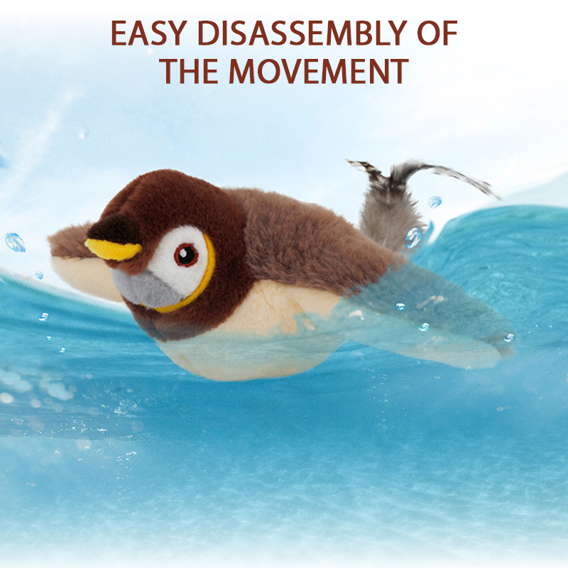 2025🐈 FurryGroom™ Interactive Flapping Bird Pet Toy