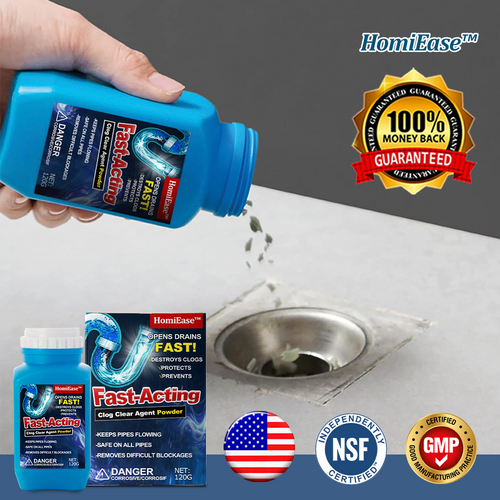 HomiEase™ Fast-Acting Clog Clear Agent Powder