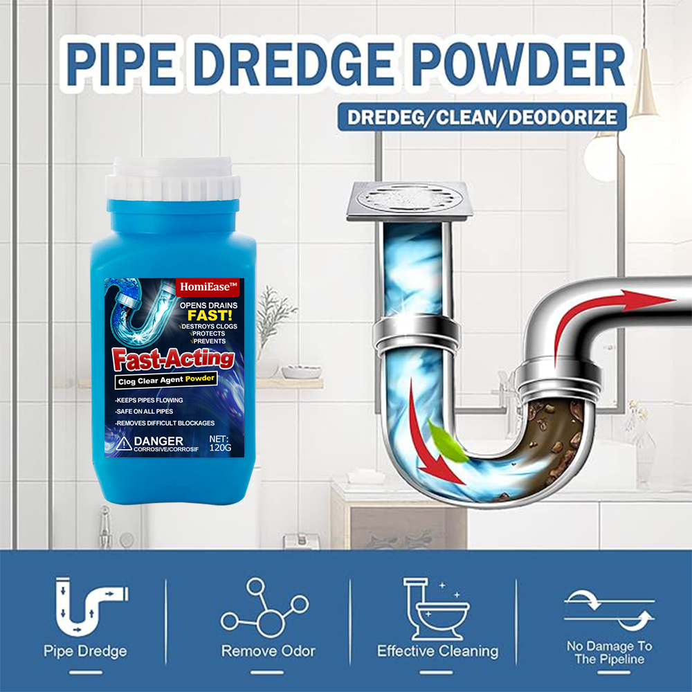 HomiEase™ Fast-Acting Clog Clear Agent Powder
