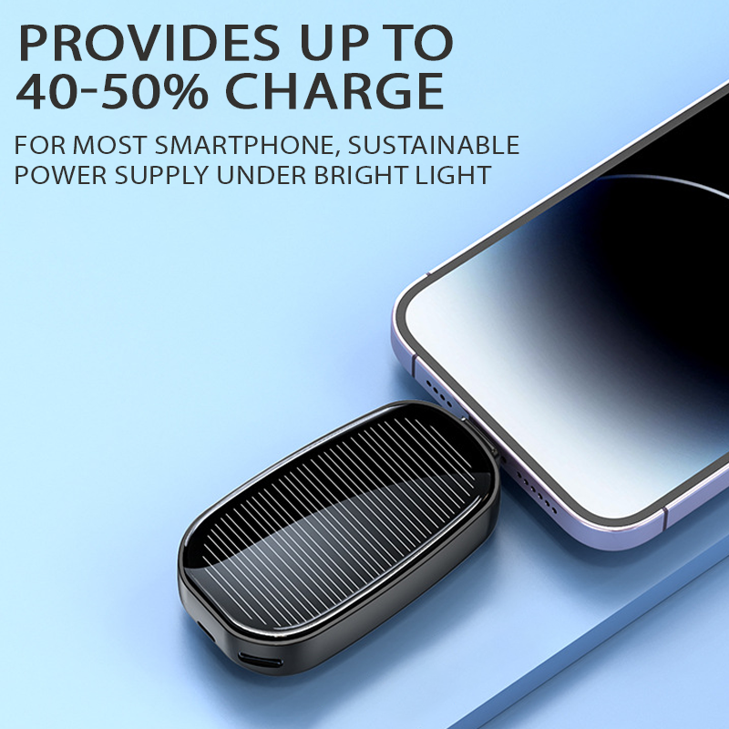 IntellLink™ Solar Powered Key Chain Phone Charger