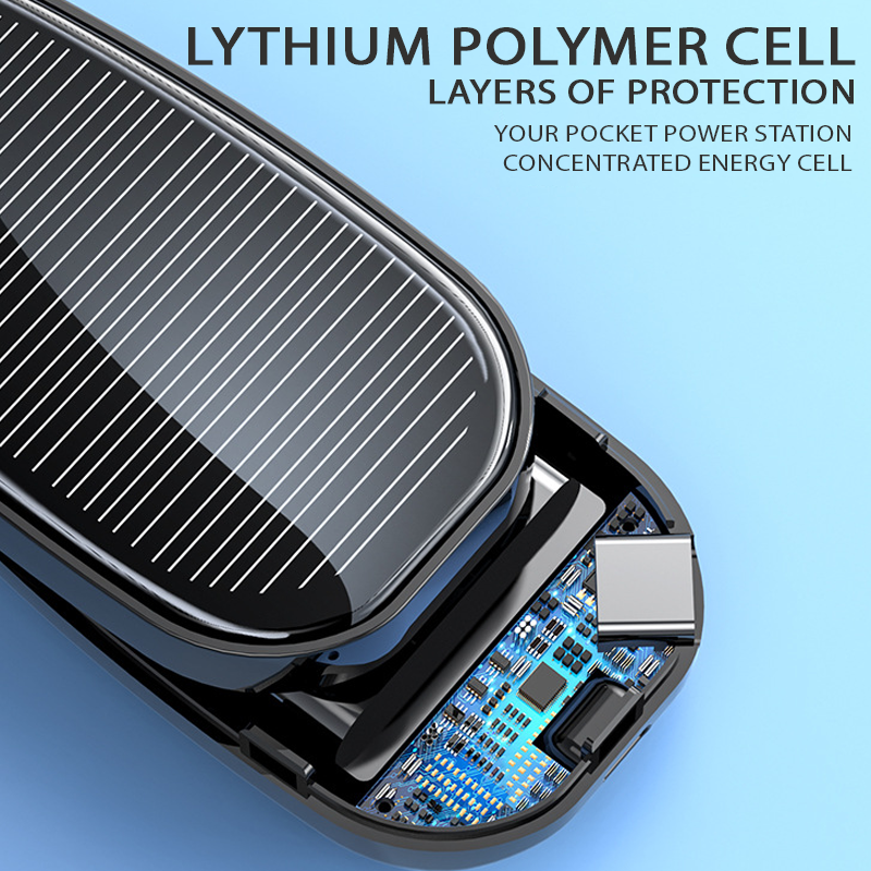 IntellLink™ Solar Powered Key Chain Phone Charger