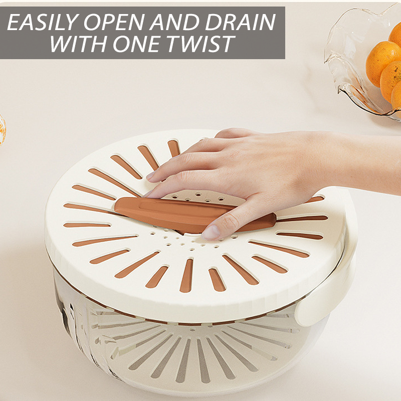 KitchenHarbor™ Multi-Functional Rinse and Store Basket
