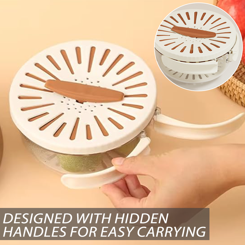 KitchenHarbor™ Multi-Functional Rinse and Store Basket