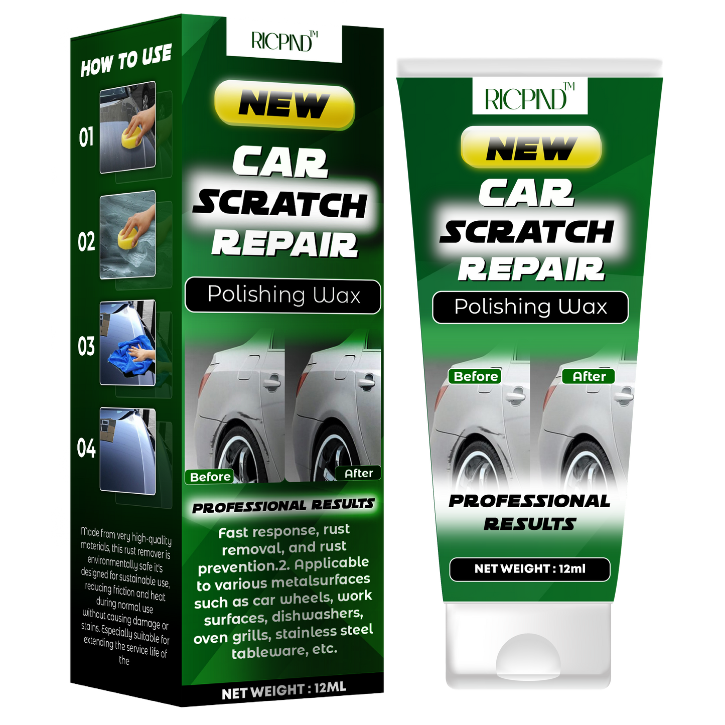 Car Scratch Repair Polishing Wax