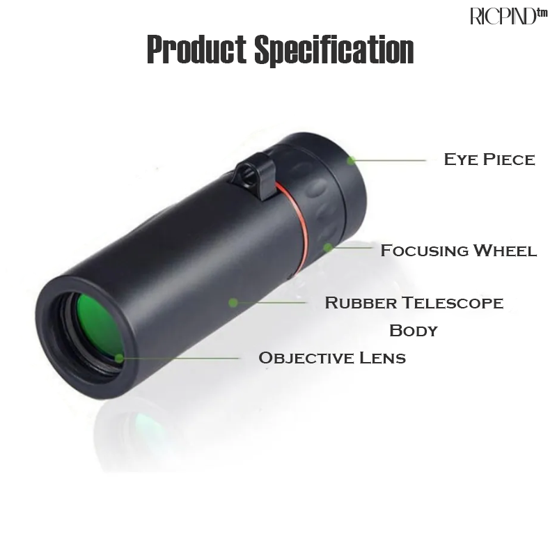 2025š RICPIND⢠HD Monocular Portable Telescope
