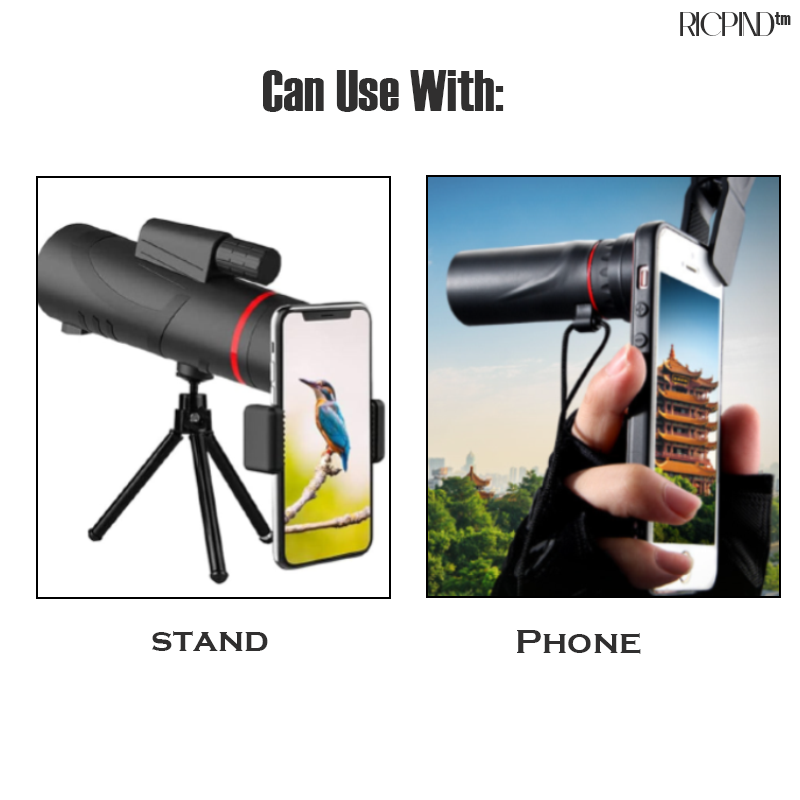 2025š RICPIND⢠HD Monocular Portable Telescope