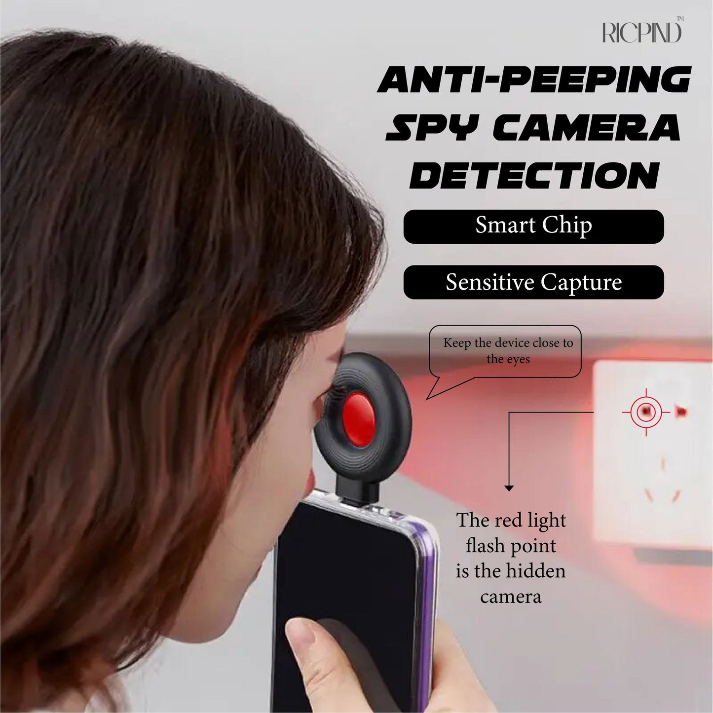 Portable Infrared Anti-SpyEye Detector