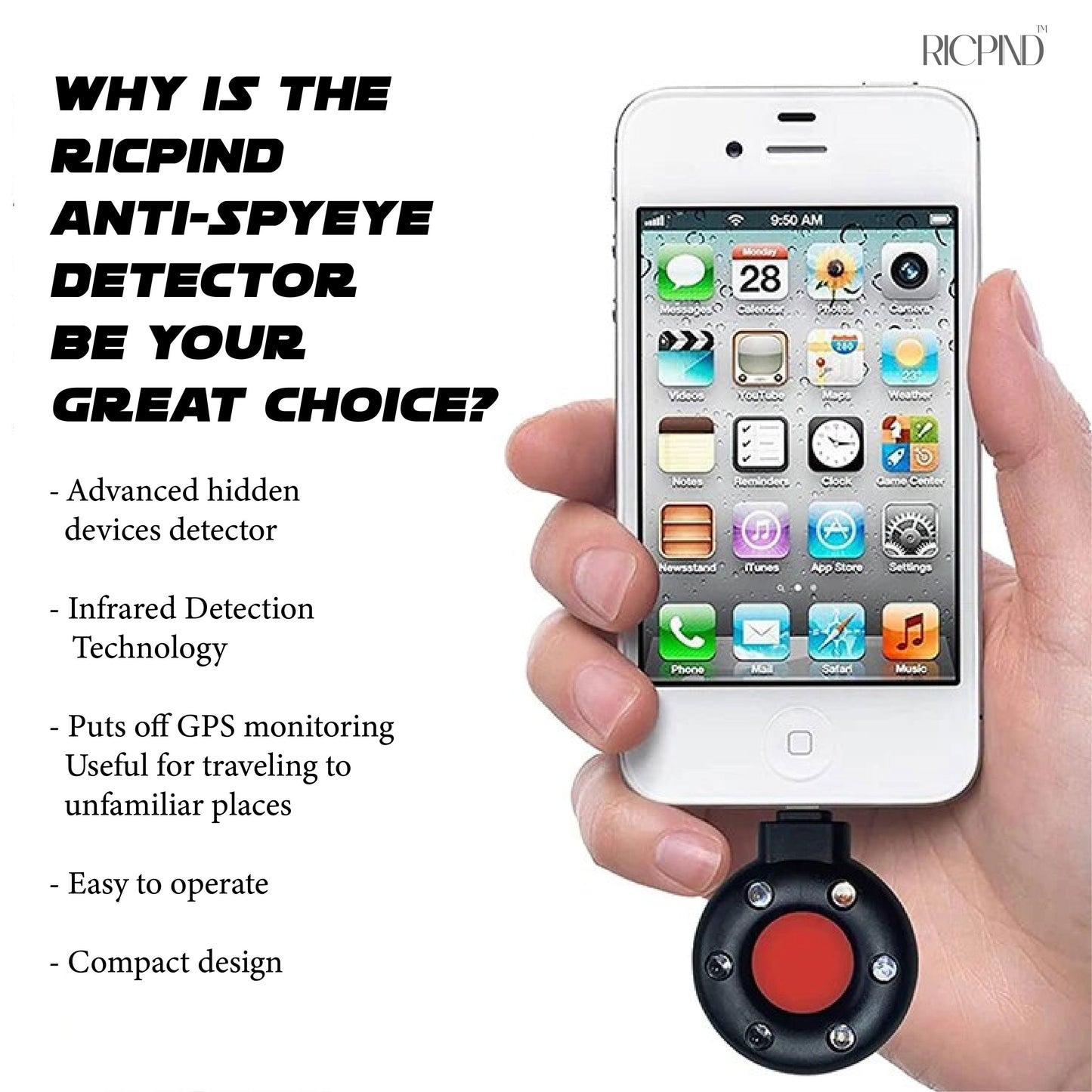 Portable Infrared Anti-SpyEye Detector