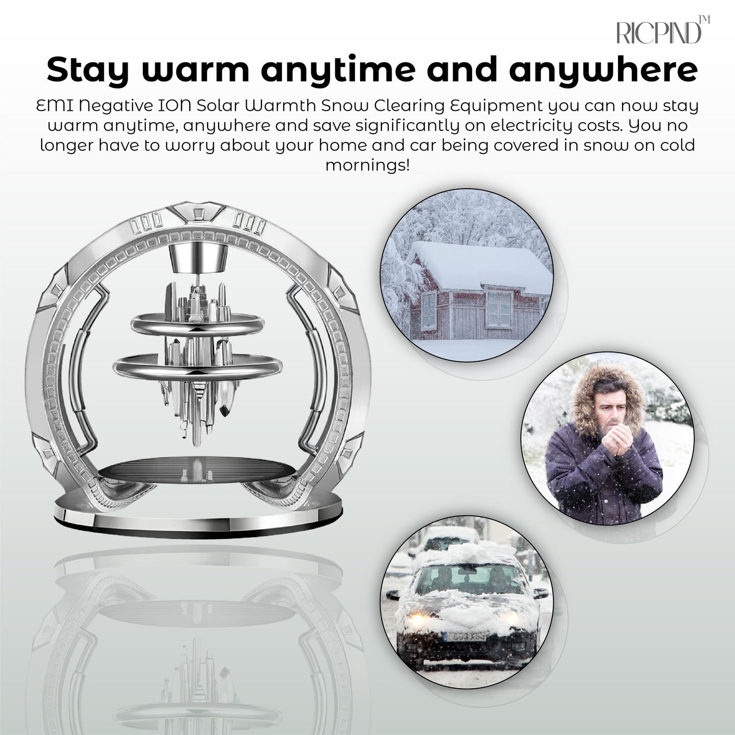 Portable Kinetic Snow Melt Molecular Heater