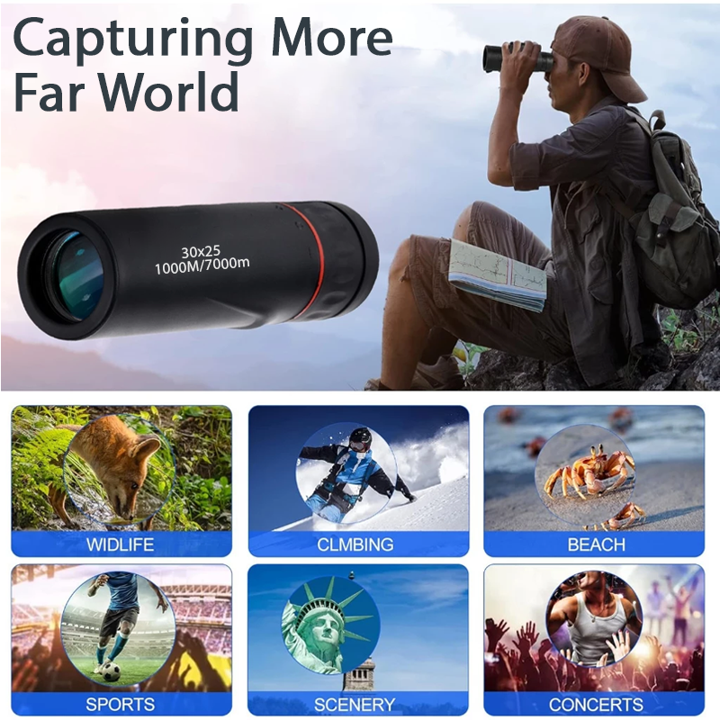 2025š RICPIND⢠HD Monocular Portable Telescope