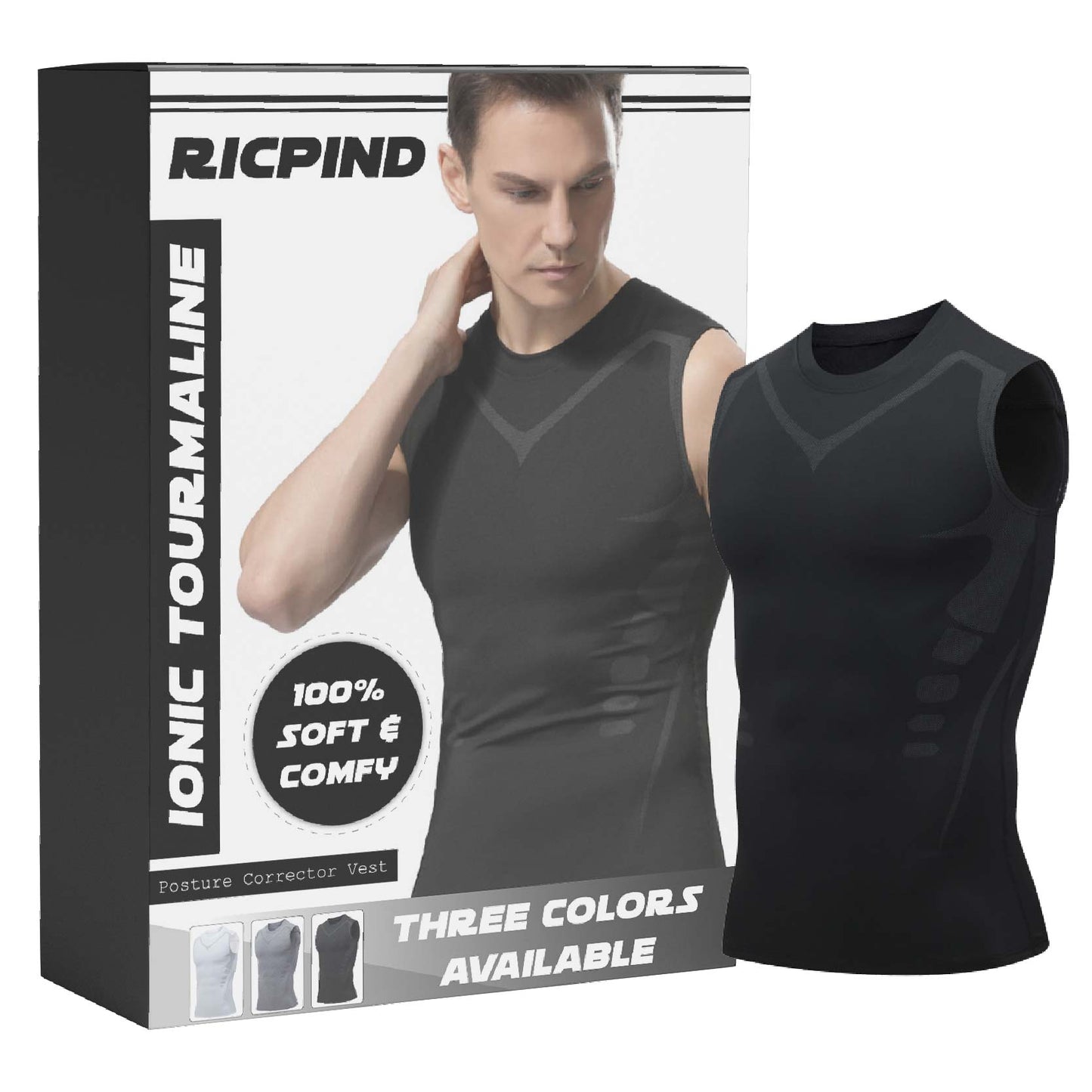 RICPIND™ IONIC Tourmaline PostureCorrector Vest